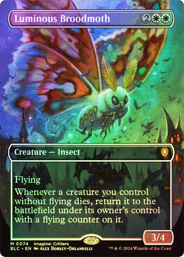 Luminous Broodmoth (blc) (74) / Borderless Foil