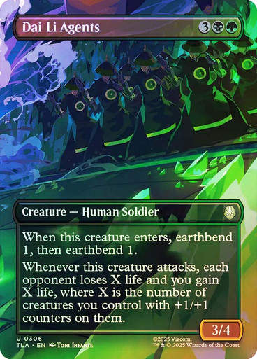Dai Li Agents (TLA) (306) / Borderless / Foil
