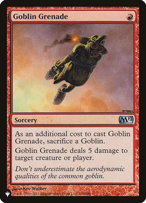 Goblin Grenade (PLST) (M12-140)