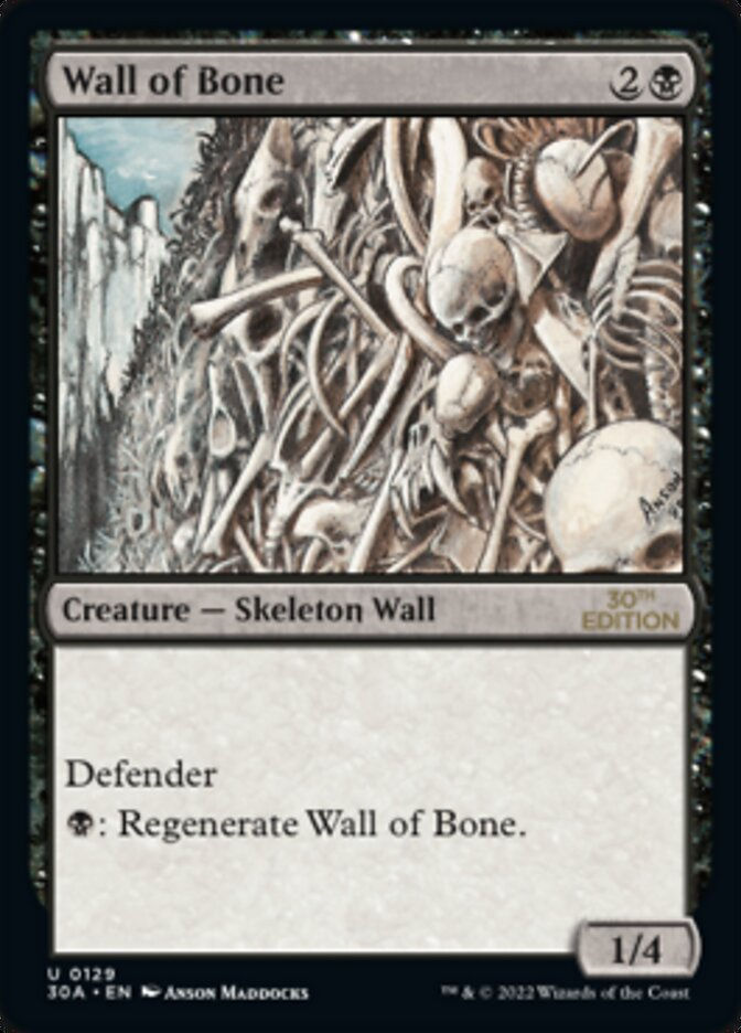 Wall of Bone (30a)