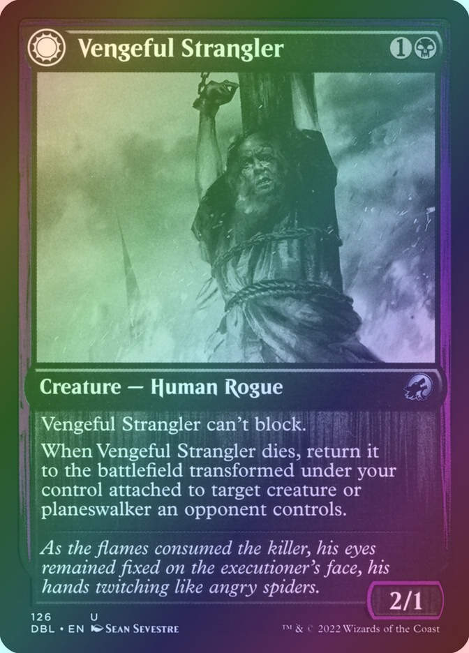Vengeful Strangler // Strangling Grasp (DBL) (126) / Foil