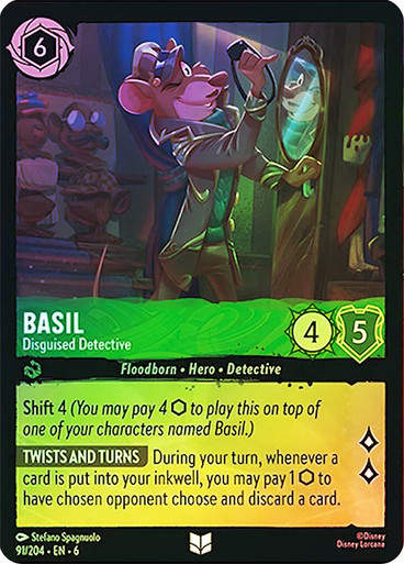 Basil - Disguised Detective (LOR_AZU) / Foil
