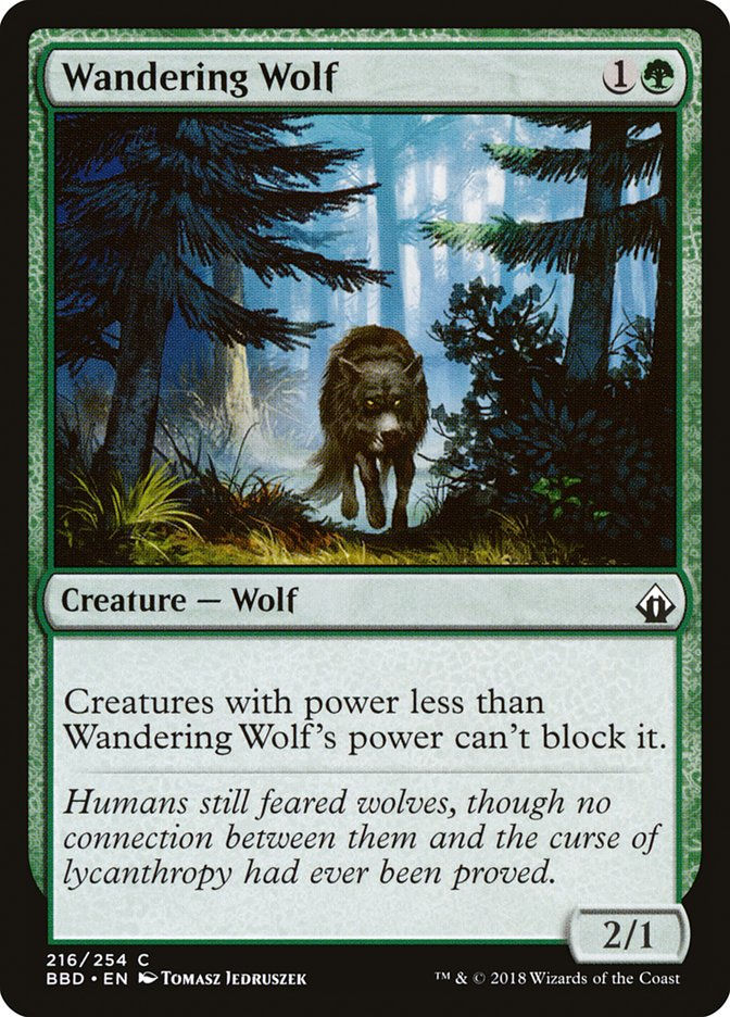 Wandering Wolf (BBD) (216) / Foil