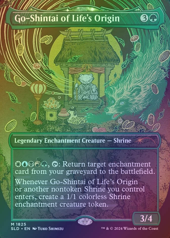 Go-Shintai of Life's Origin (SLD) (1825) / Borderless / Rainbow Foil