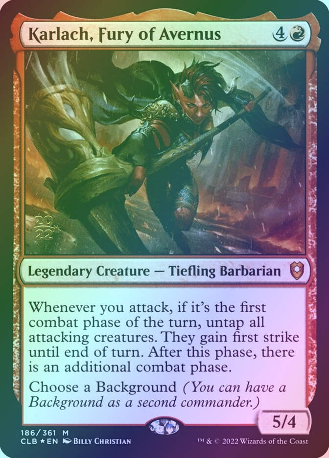 Karlach, Fury of Avernus (PCLB) (186s) / Foil