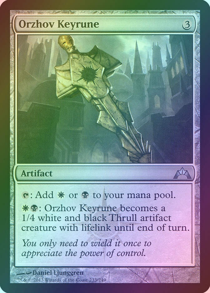 Orzhov Keyrune (GTC) (233) / Foil