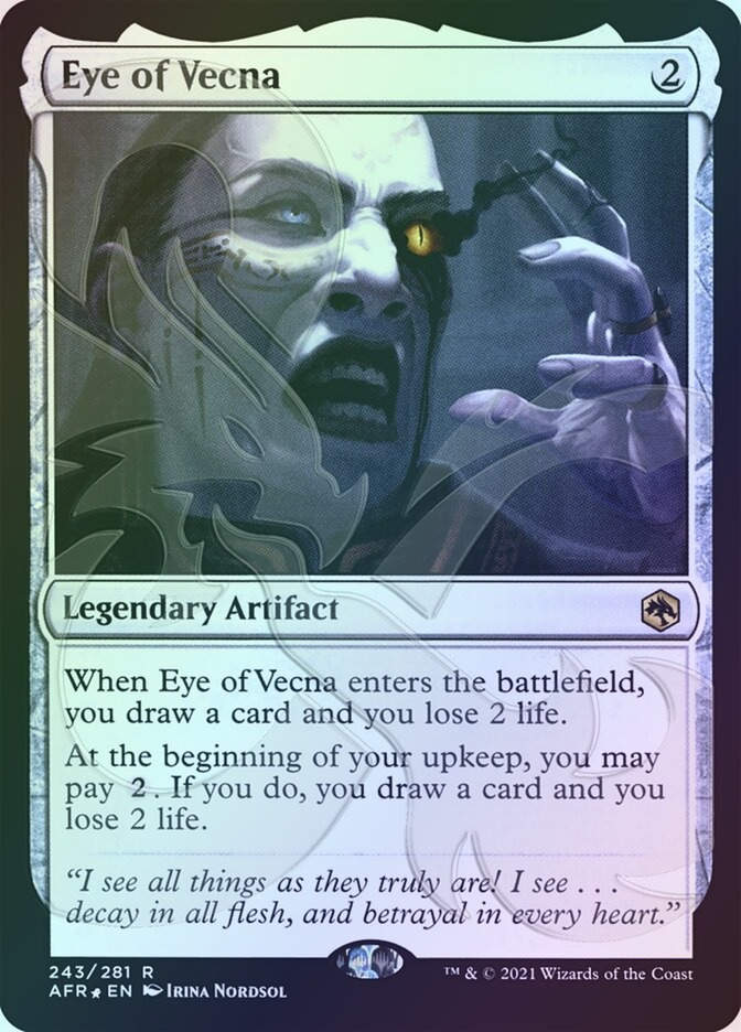 Eye of Vecna (PAFR) (243a) / Embossed Foil