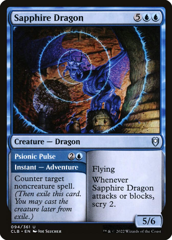 Sapphire Dragon // Psionic Pulse (CLB) (94)