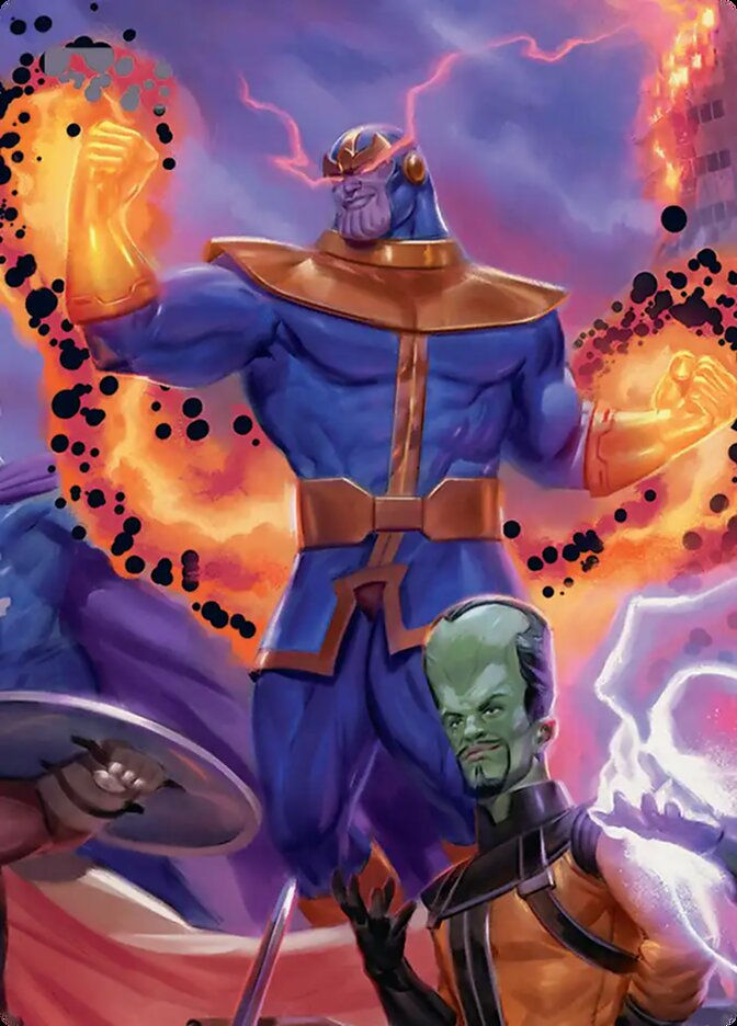 Thanos, Death's Consort (AMSH) (8b) / Firma Dorada