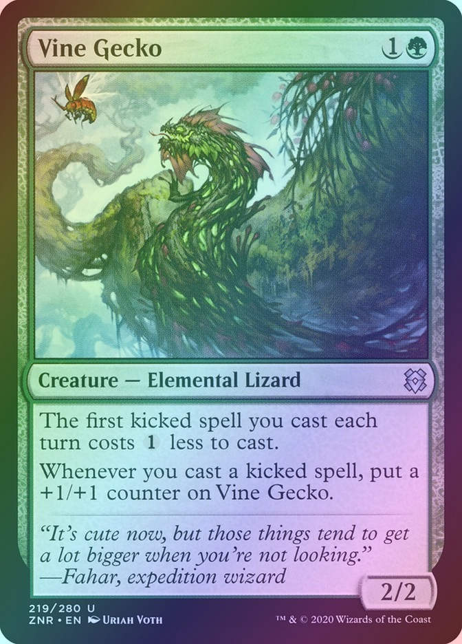 Vine Gecko (ZNR) (219) / Foil