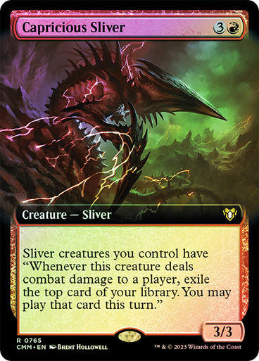 Capricious Sliver (cmm) / Extended Art / Foil
