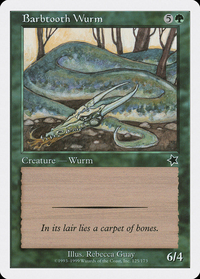 Barbtooth Wurm (S99) (125)