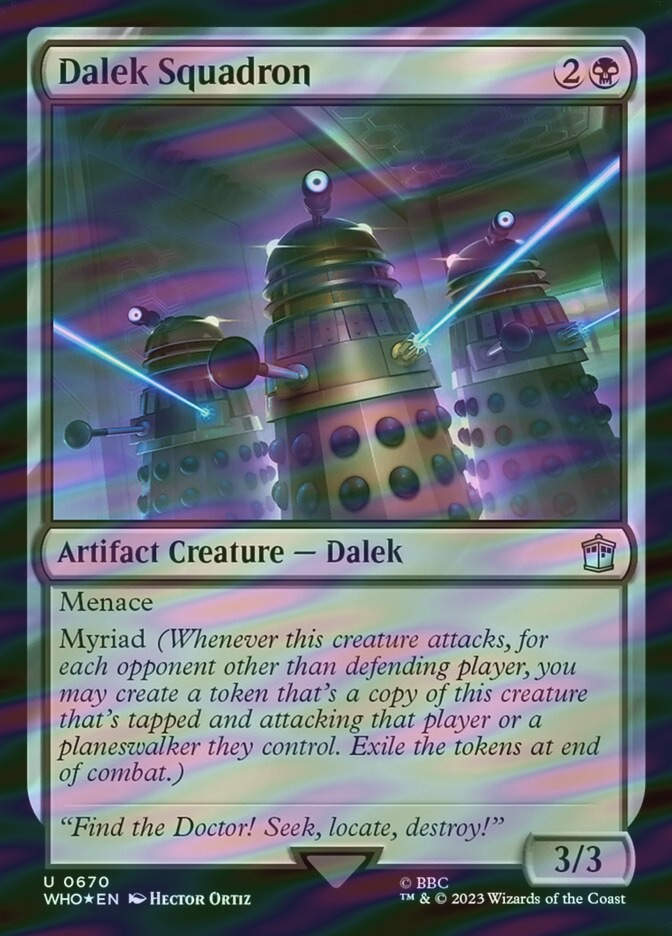 Dalek Squadron (WHO) (670) / Surge Foil