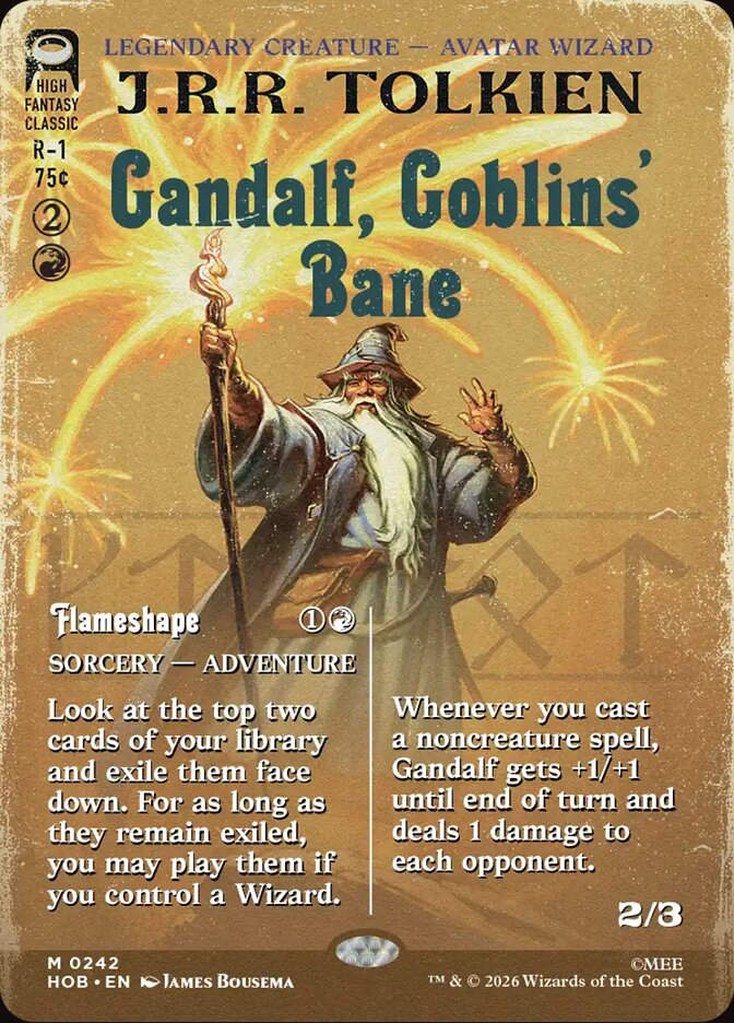 Gandalf, Goblins' Bane // Flameshape (HOB) (242) / Borderless