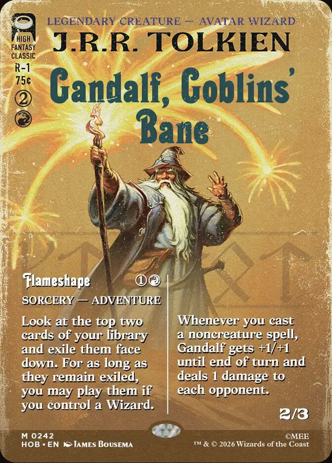 Gandalf, Goblins' Bane // Flameshape (HOB) (242) / Borderless
