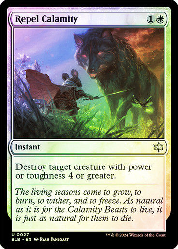 Repel Calamity (blb) (27) / Foil