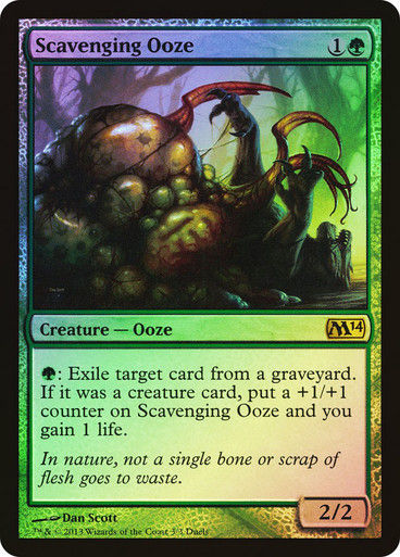 Scavenging Ooze (M14) / (Duels of the Planeswalkers) Foil