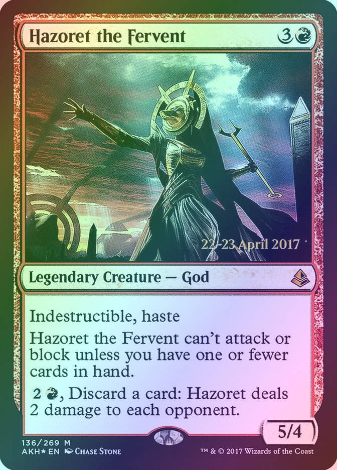 Hazoret the Fervent (PAKH) (136s) / Foil