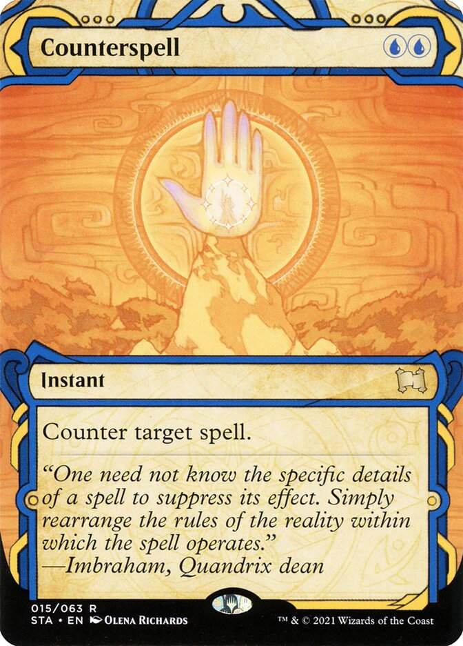 Counterspell (STA) (15) / Borderless / Showcase