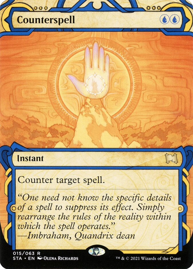 Counterspell (STA) (15) / Borderless / Showcase