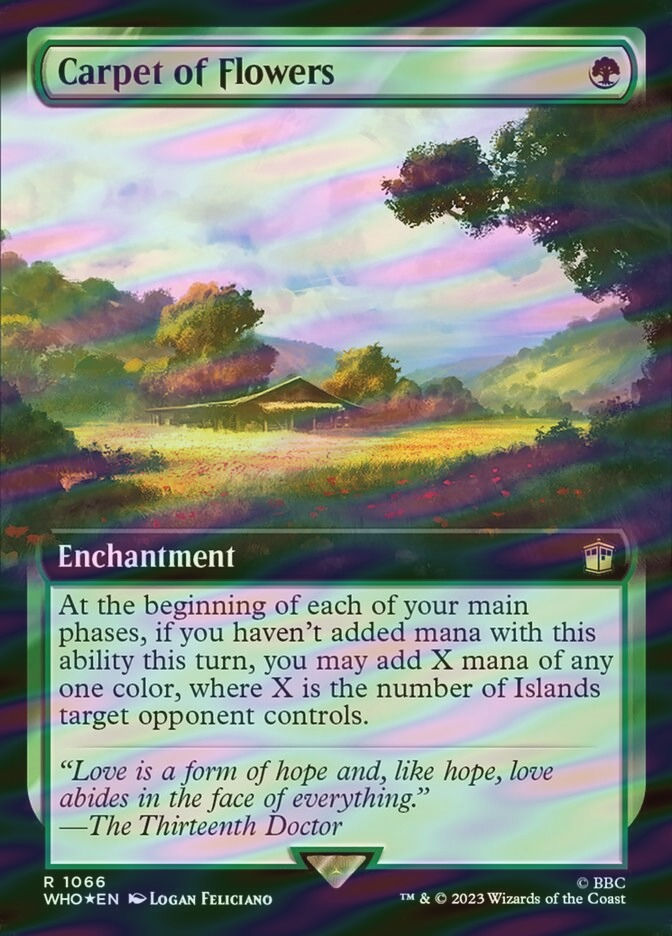 Carpet of Flowers (WHO) (1066) / Extended Art / Surge Foil
