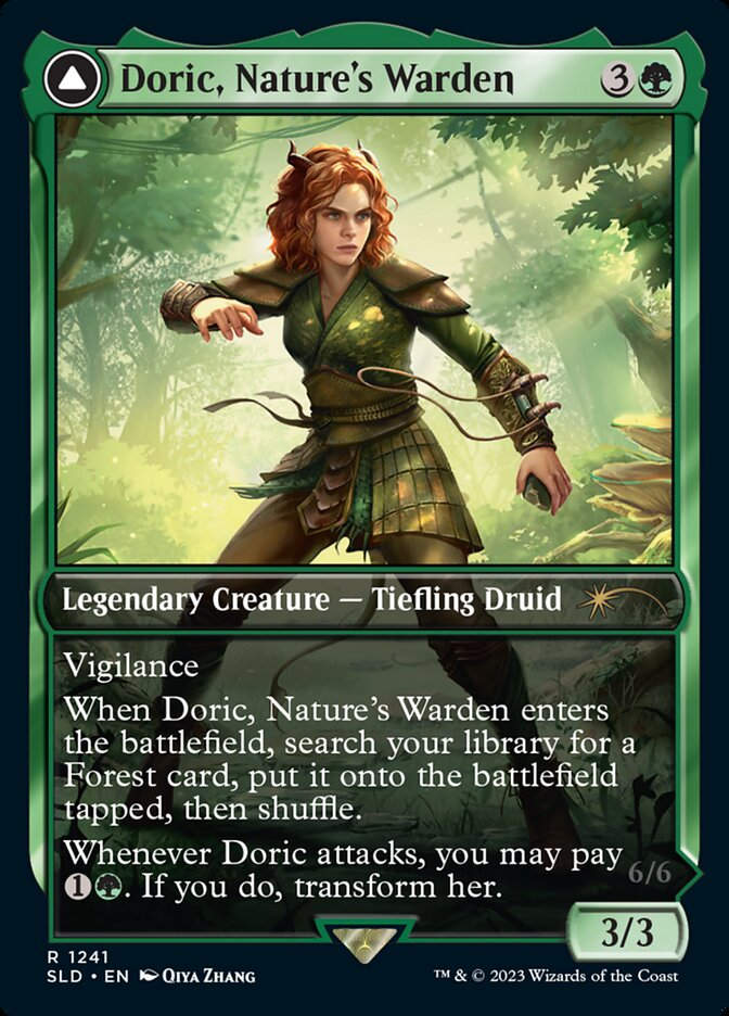 Casal, Lurkwood Pathfinder // Casal, Pathbreaker Owlbear (SLD) (1241)