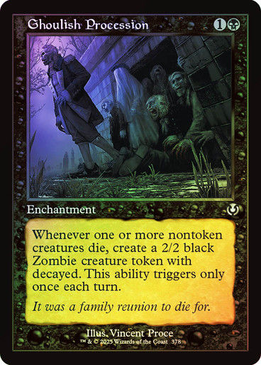 Ghoulish Procession (INR) (378) / Foil Retro