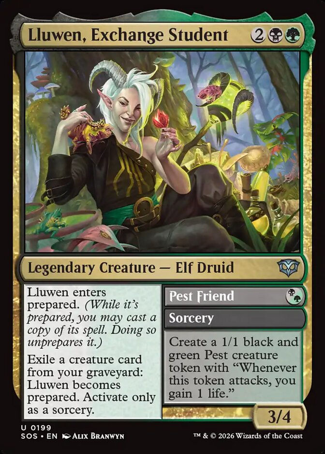 Lluwen, Exchange Student // Pest Friend (SOS) (199)