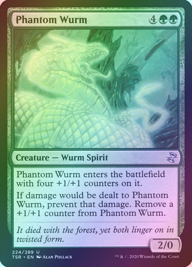 Phantom Wurm (TSR) (224) / Foil