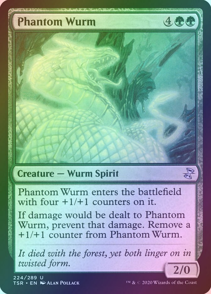 Phantom Wurm (TSR) (224) / Foil
