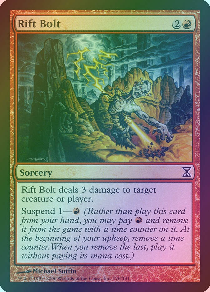 Rift Bolt (TSP) (176) / Foil