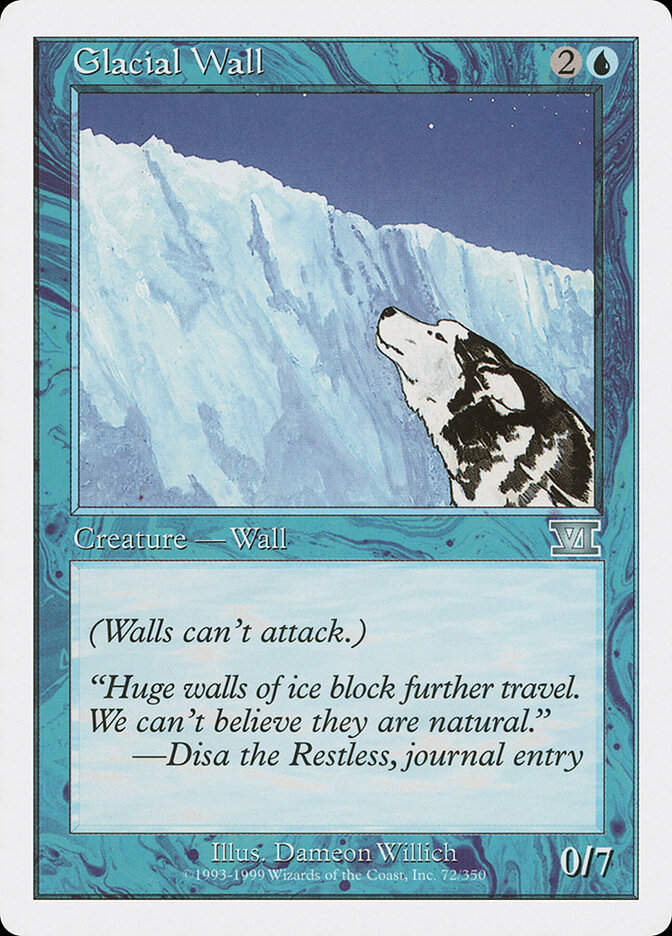 Glacial Wall (6ED) (72)