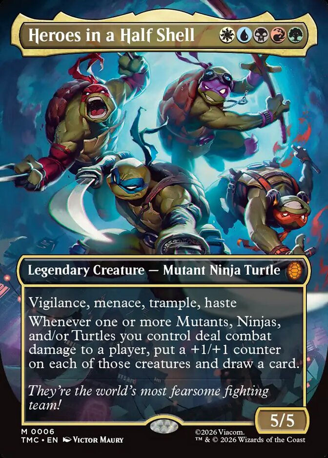 Heroes in a Half Shell (TMC) (6) / Borderless