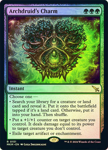 Archdruid's Charm (mkm) (151) / Foil