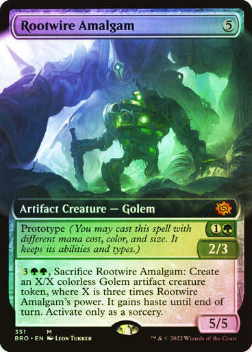 Rootwire Amalgam (BRO) / Extended Art Foil