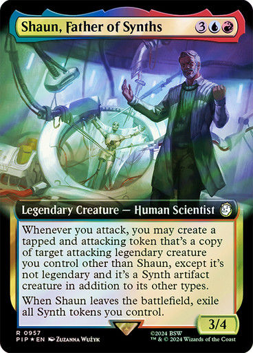 Shaun, Father of Synths (pip) (957) / Extended Surge Foil