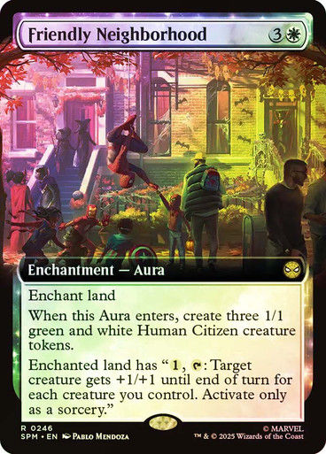 Friendly Neighborhood (SPM) (246) / Extended Art / Foil