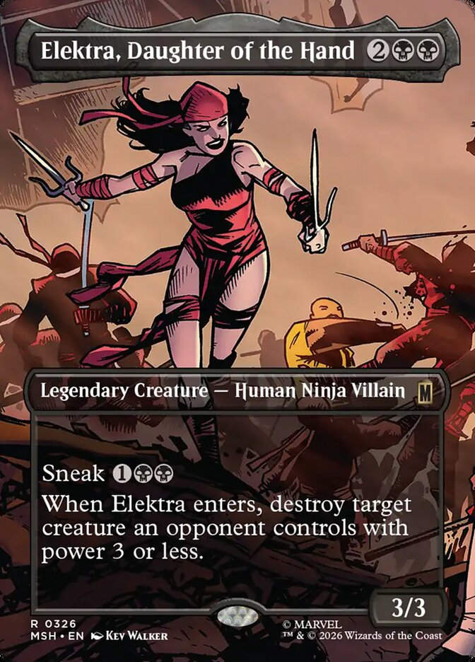 Elektra, Daughter of the Hand (MSH) (326) / Borderless