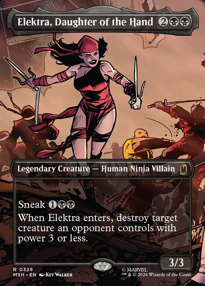 Elektra, Daughter of the Hand (MSH) (326) / Borderless