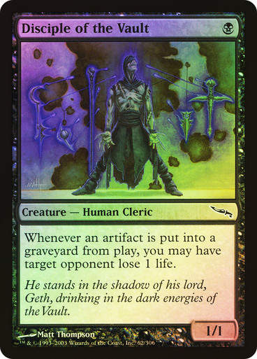 Disciple of the Vault (MRD) (62) / Foil