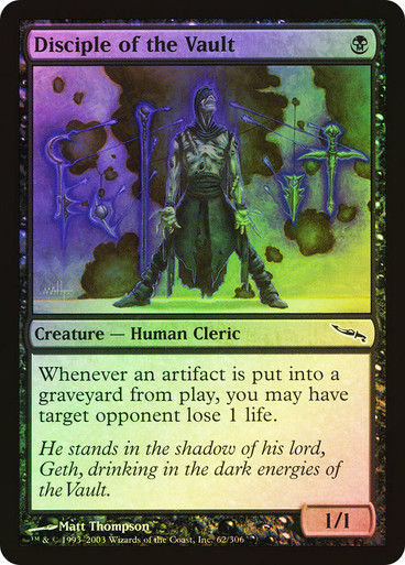 Disciple of the Vault (MRD) (62) / Foil
