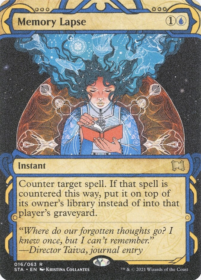 Memory Lapse (STA) (16) / Borderless / Showcase / Foil Etched
