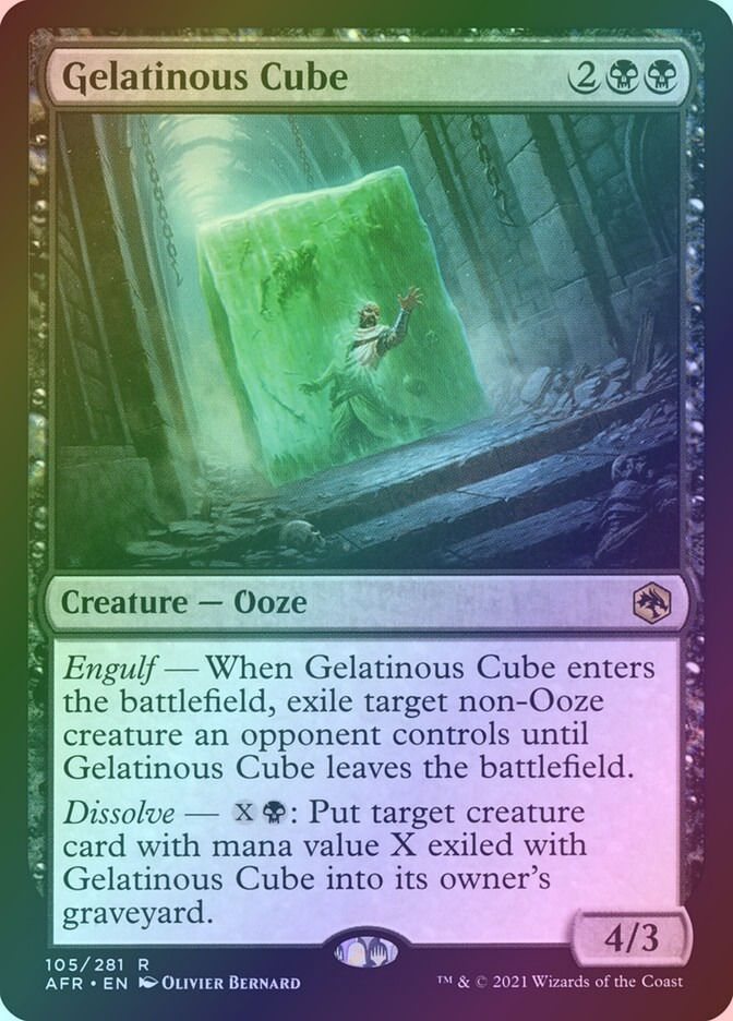 Gelatinous Cube (AFR) (105) / Foil