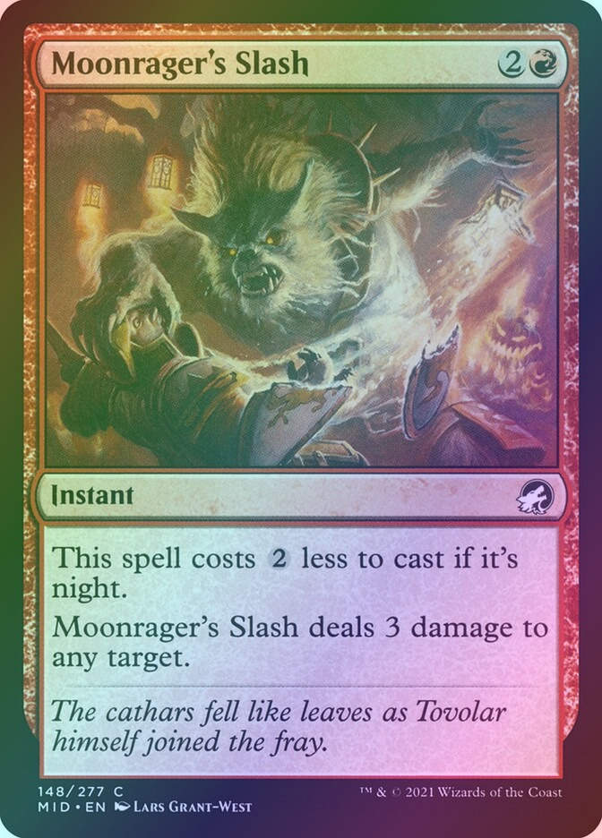 Moonrager's Slash (MID) (148) / Foil