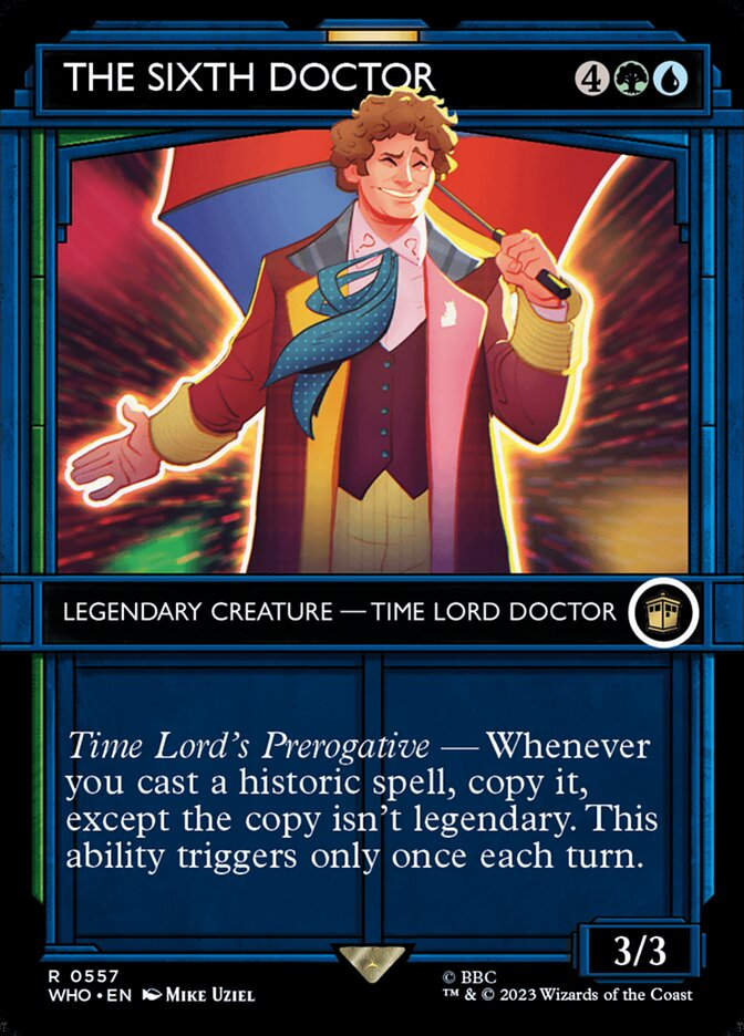 The Sixth Doctor (WHO) (557) / Borderless / Showcase