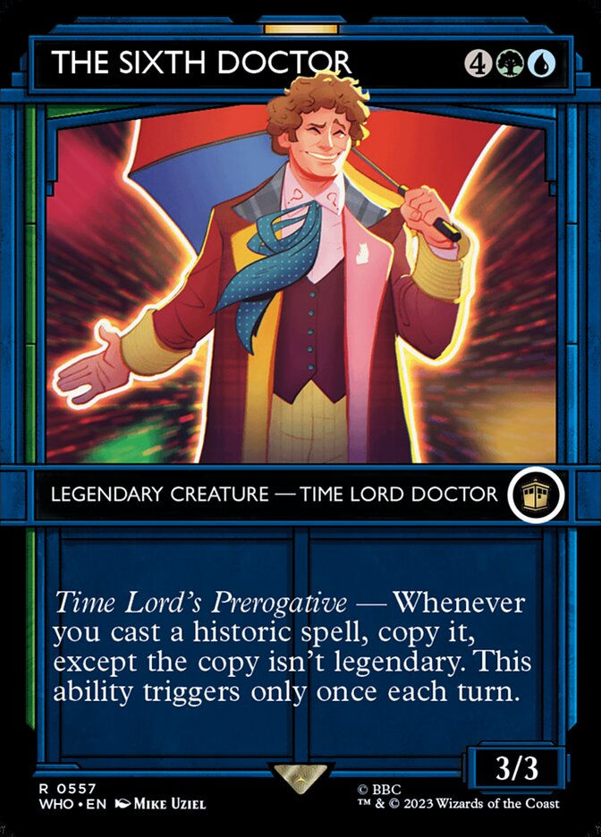 The Sixth Doctor (WHO) (557) / Borderless / Showcase