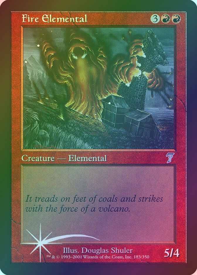 Fire Elemental (7ED) (183★) / Foil