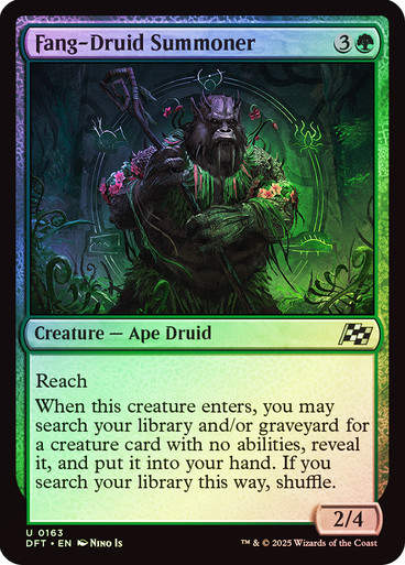 Fang-Druid Summoner (DFT) (163) / Foil