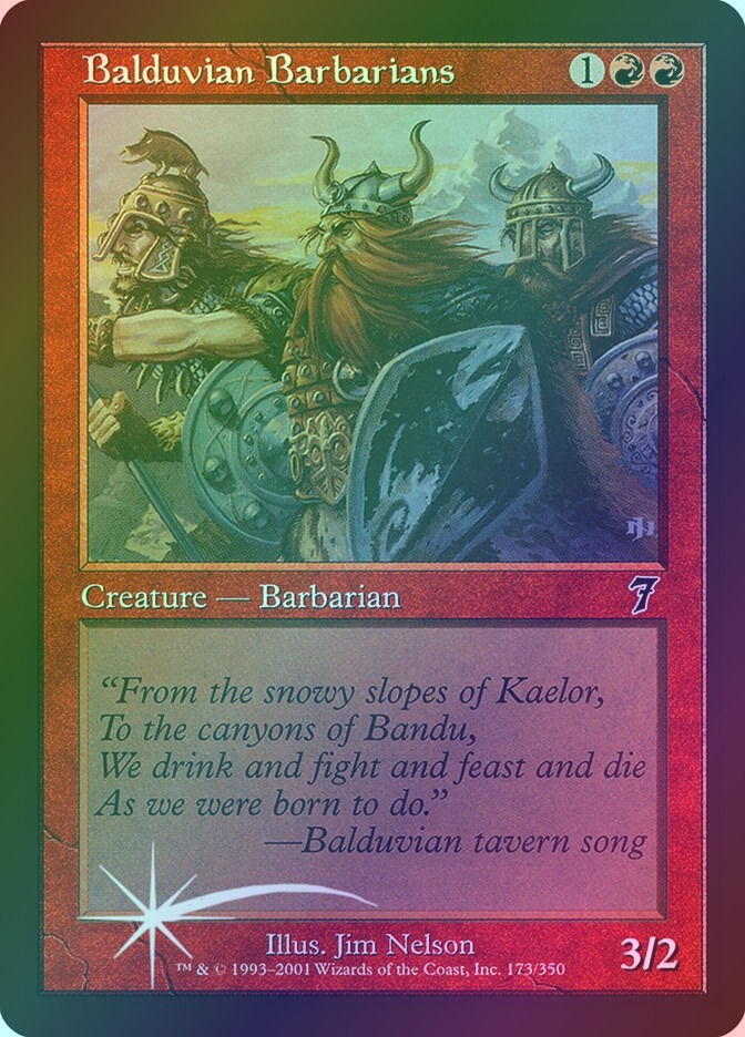Balduvian Barbarians (7ED) (173★) / Foil