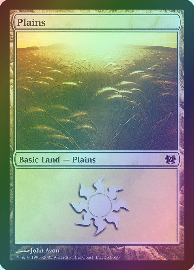 Plains (9ED) (333★) / Foil